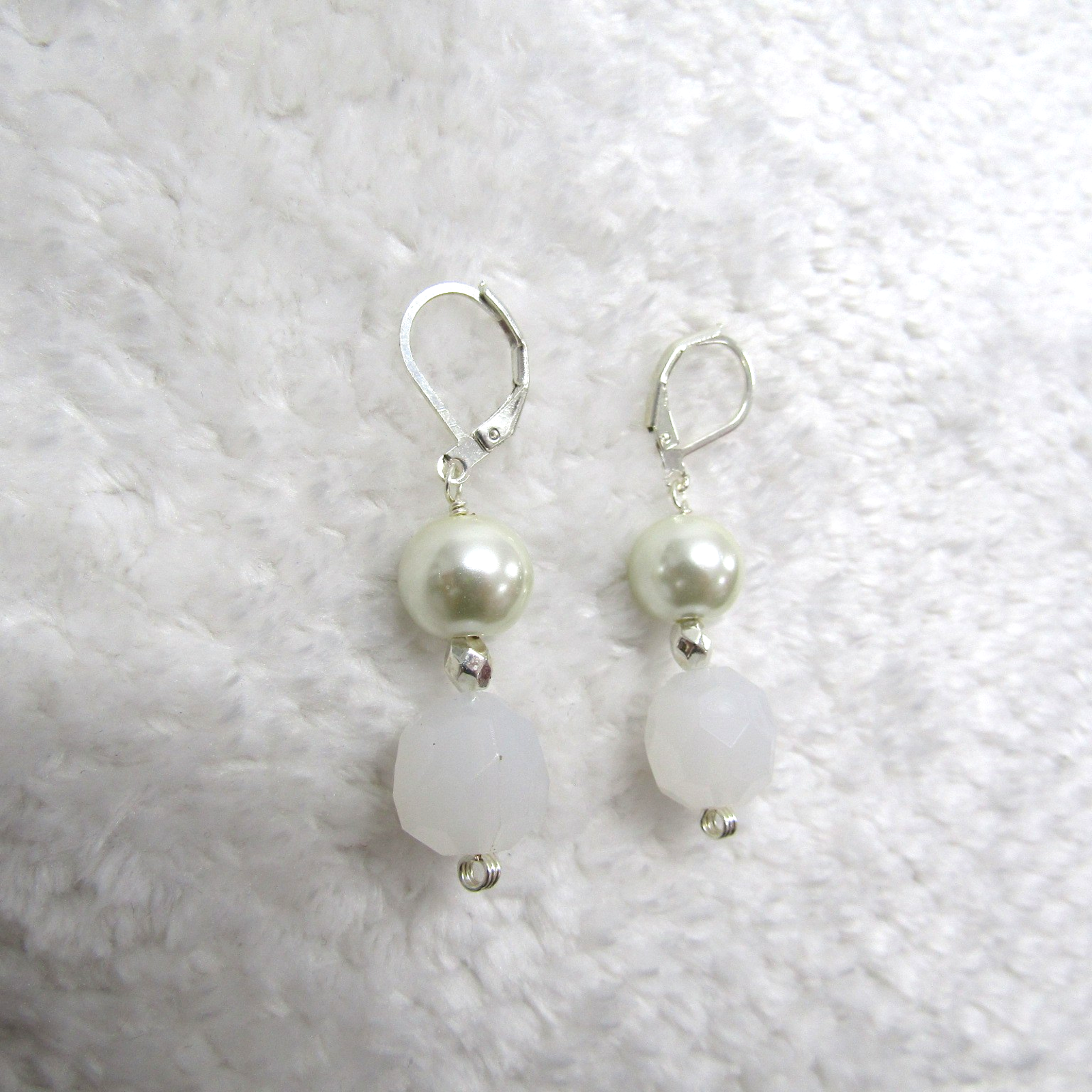 White Pearl Drop Fashion Earrings For Women Teen Her Gift Holiday Chic Casual 9$